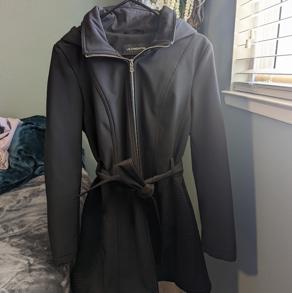 Liz Claiborne Black Zip Up Jacket